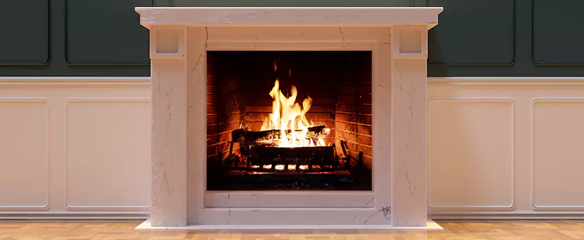 Decorative Electric Fireplace Installation in Pomona, California